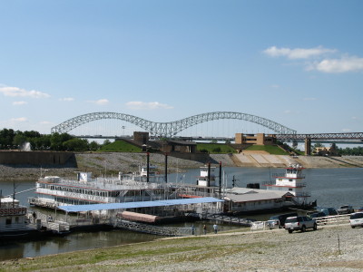 Memphis - Mississippi und Mud Island
