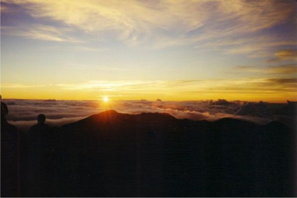 Sonnenaufgang auf dem Haleakala, Maui/Hawaii
