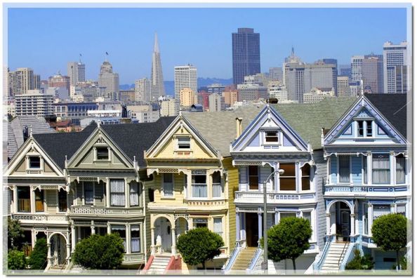 Alamo Square
Die "Postcard Lane" am Alamo Square in San Francisco
Schlüsselwörter: Alamo Square, San Francisco