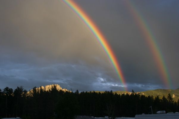 Rainbow am Campground
