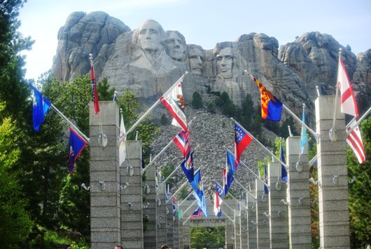 Mount Rushmore Flaggen

