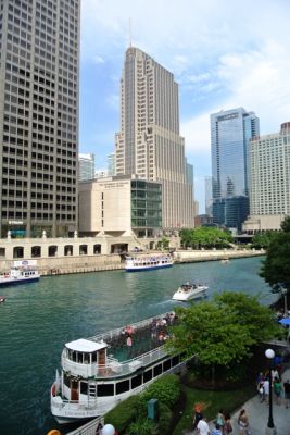 Chicago am Fluss
