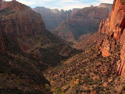 Zion Canyon - Ostteil
Schlüsselwörter: Zion NP