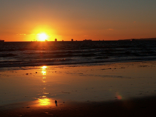 Sunset over L.A.
Schlüsselwörter: Huntington Beach