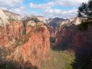 Blick von Angels Landing ins Tal