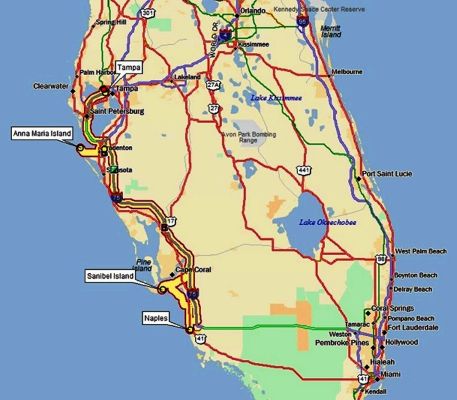 Florida Dreams Map
