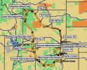 Rocky Mountains Map