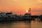 Sonnenuntergang, Marina, Holmes Beach