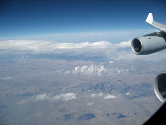 Blick aus dem Flieger
