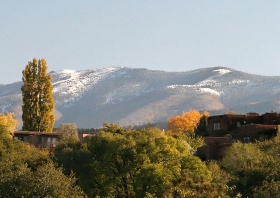 Santa Fe Blick aus Hotel
