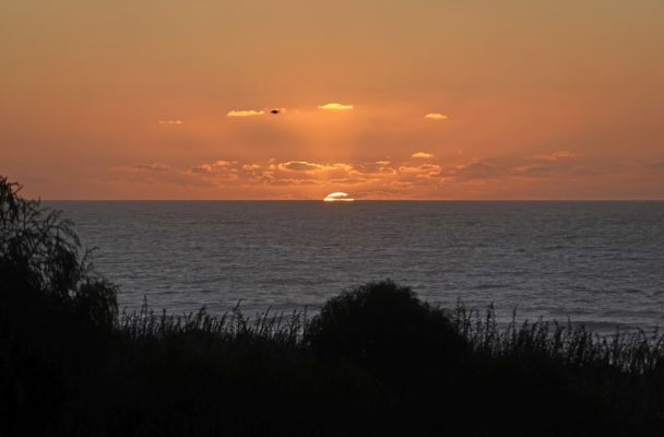 DSC03053 Sonnenuntergang bei Punakaiki_k
