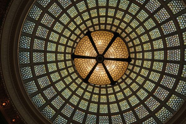 DSC06645 Chicago Cultural Center Preston Bradley Hall Tiffany Kuppel_k
