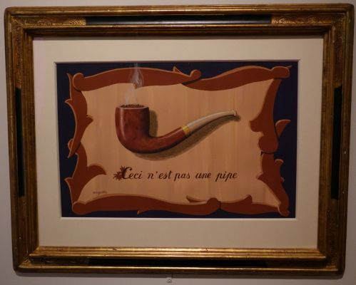 DSC08336 Chicago Art Institute Magritte The Tune and Also the Words_k
