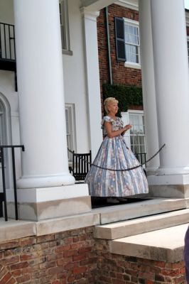 Boone Hall Plantation, Führerin auf der Porch
