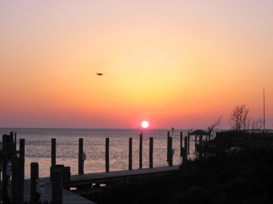 Hatteras, Sonnenunetrgang
