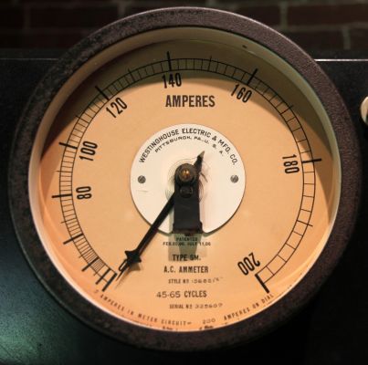 Laconia Belknap Mill Amperemeter
