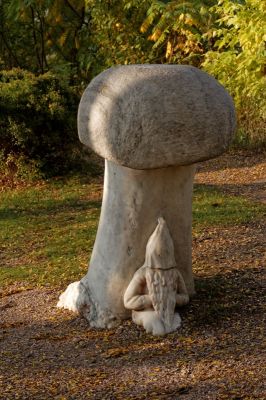 Burlington Battery Park Gnome and Mushroom
