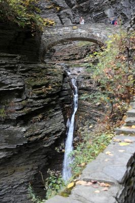 Watkins Glen SP Gorge Trail Central Cascade
