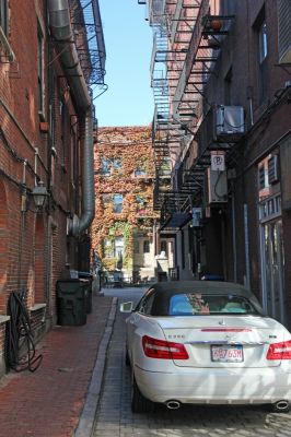 Boston North End Seitengasse an der anover Street
