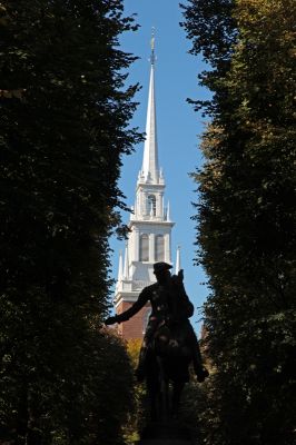 Boston Paul Revere Mall Old North Church
