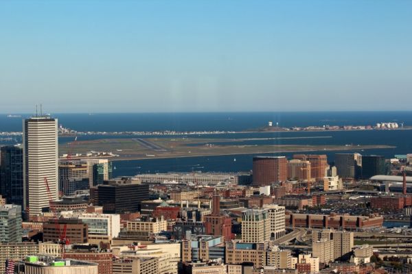 Boston Prudential Tower Flughafen
