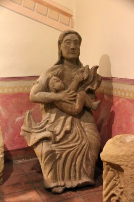 Santa Barbara Mission Skulptur
