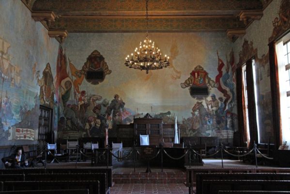 Santa Barbara Courthouse Mural Room
