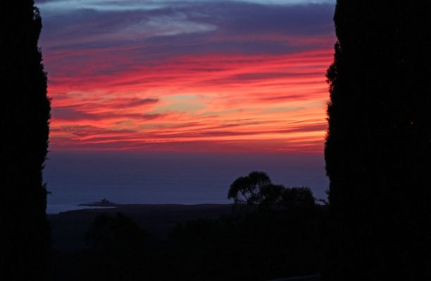 Hearst Castle Sonnenuntergang
