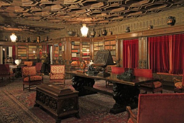 Hearst Castle Bibliothek
