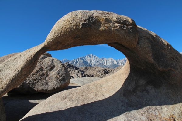 Alabama Hills Moebius Arch Mt Whitney
