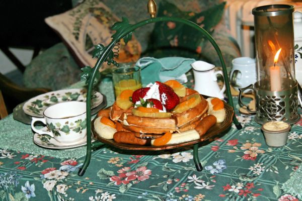 Colonial Williamsburg, Governor's Trace, Frühstück
