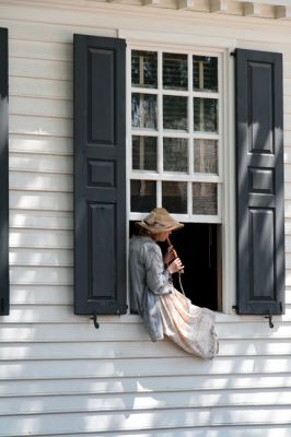 Colonial Williamsburg, Flötenspielerin
