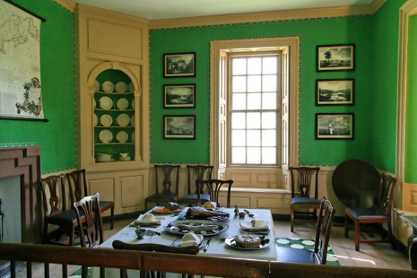 Colonial Williamsburg, Wythe House, Eßzimmer
