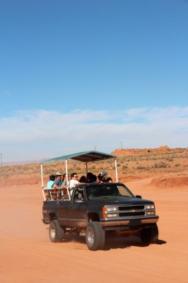 Upper Antelope Canyon Zufahrt
