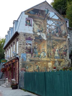 Quebec Petit Champlain Mural
