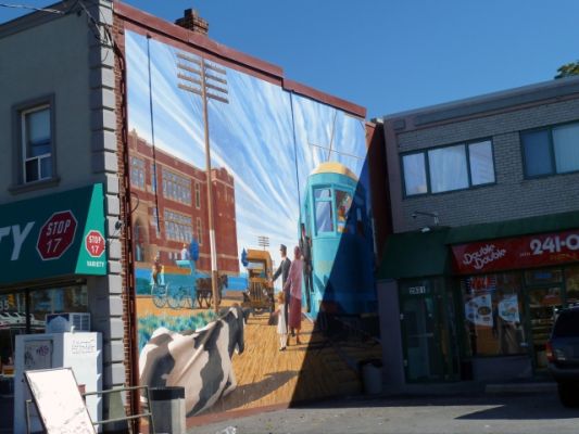 Toronto Kingston Road Mural
