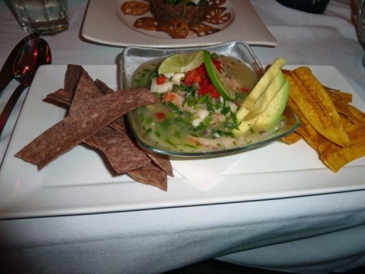 Providence Hemenways Shrimp and Salad Ceviche
