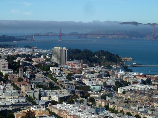 SFO Coit Tower Golden Gate
