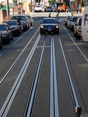 SFO Blick aus Cable Car
