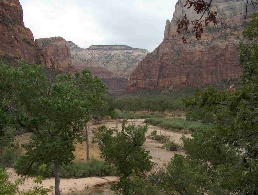 Zion NP
Aussicht vom Weg zu den Emerald Pools
