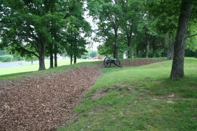Stellungen der Konföderierten
Battle of Ft. Donelson
