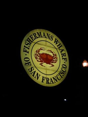 Fishermans Wharf bei Nacht
