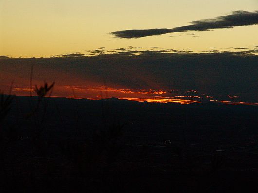 Sonnenuntergang über El Paso
