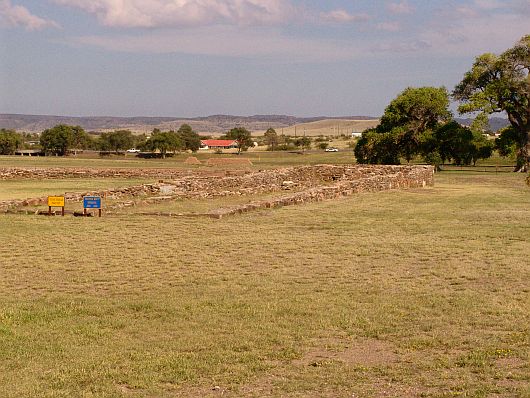 Fort Davis
Grundmauern der alten Stallungen
