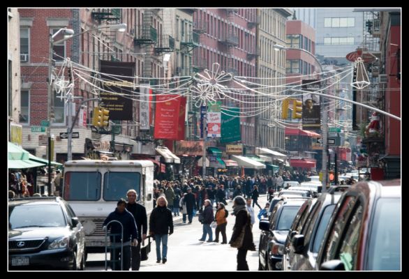 Little Italy total überfüllt
