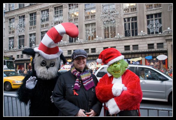 Weihnachtliches Treffen mit dem Grinch und einem Freund ;)
