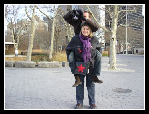 So wird fotografiert, wenn wir unterwegs keine Leiter finden... :)
