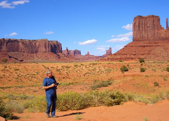 UweT zwischen den Mesa's und Butte's
Auf Jeeptour im Monument Valley
