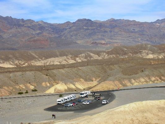 Parken am Zabriski Point

