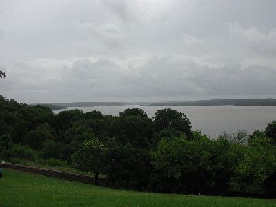 Blick auf Potomac River von Mount Vernon
